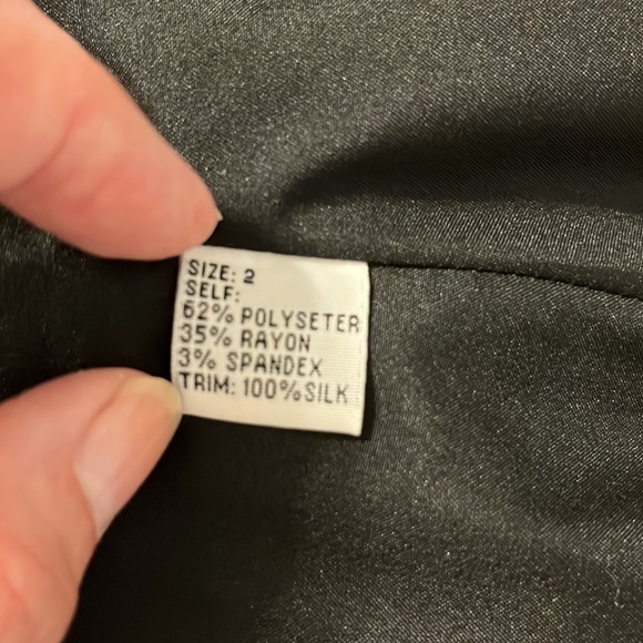 Cache black pantsuit with ribbon detail - Picture 10 of 13